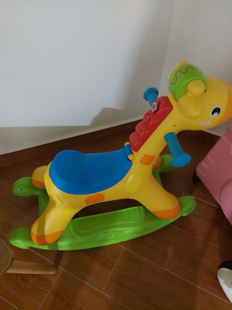 Fisher price rocking giraffe, Babies Kids, Infant Playtime on