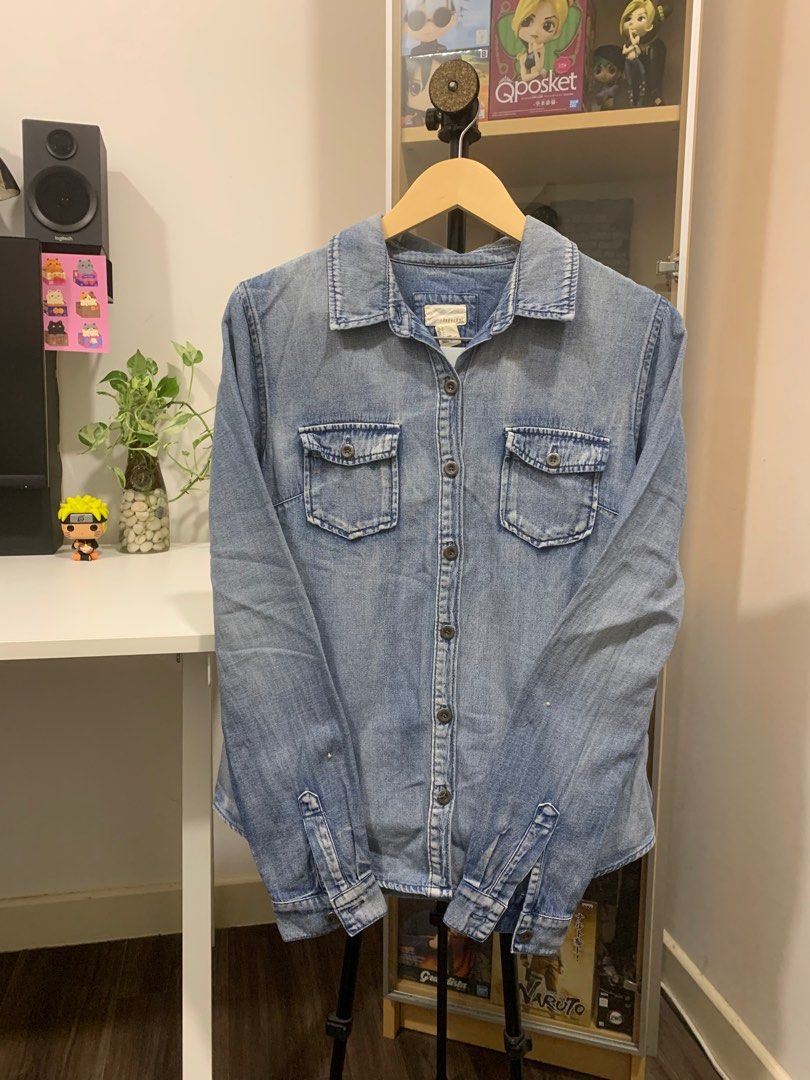 Denim shirt for sale womens forever 21