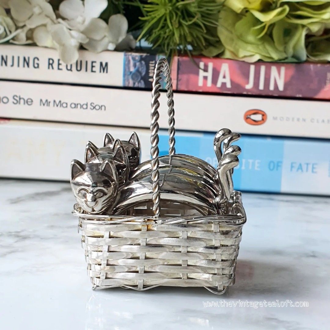 Cat deals napkin rings