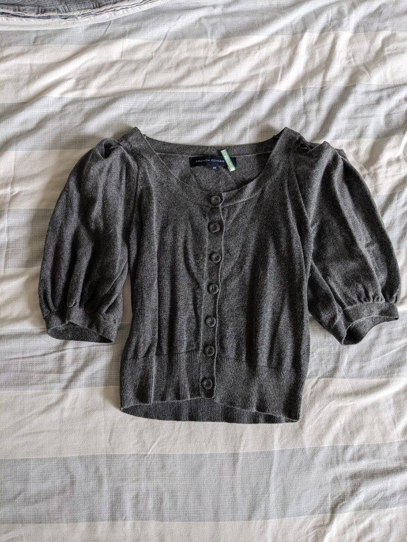French connection black cardigan 2025