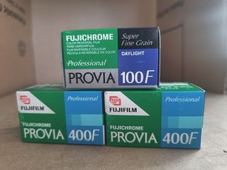 Fujifilm Provia 100F & 400F/36 exp/35mm/Expired