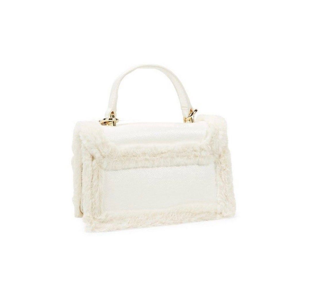 Furla white cheap mini bag
