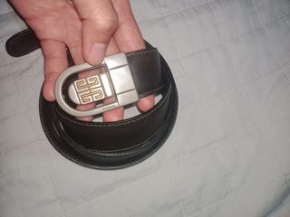 GIVENCHY Givenchy logo buckle leather belt