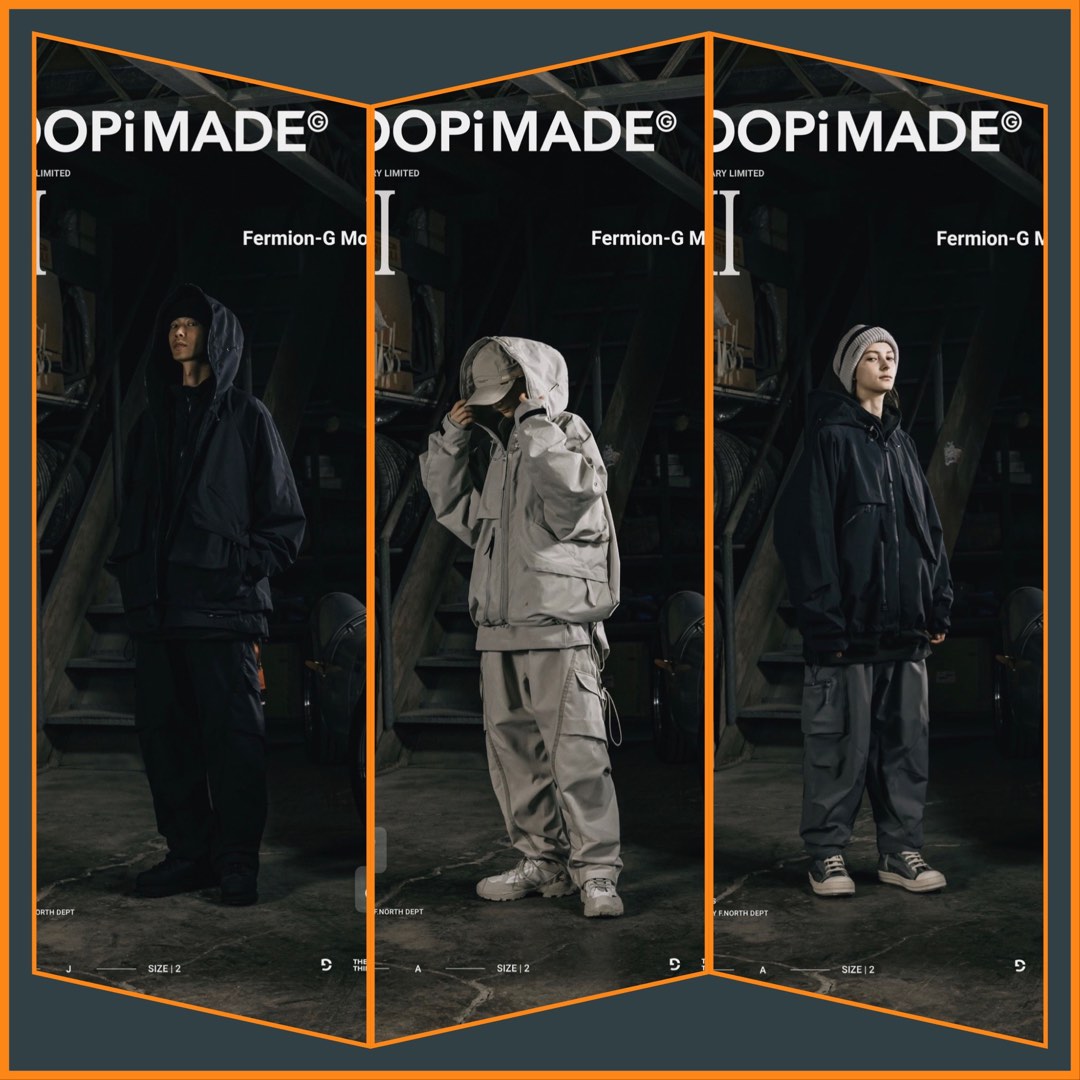 goopi 七周年“G7-1K” Fermion-G Mountain Parka - Paper , 他的時尚
