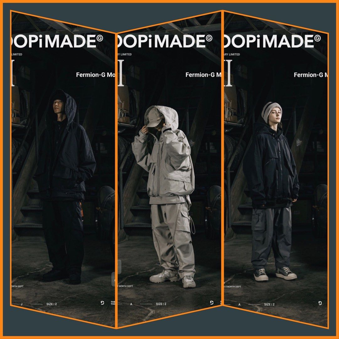 goopi 七周年“G7-1K” Fermion-G Mountain Parka - Paper , 他的時尚