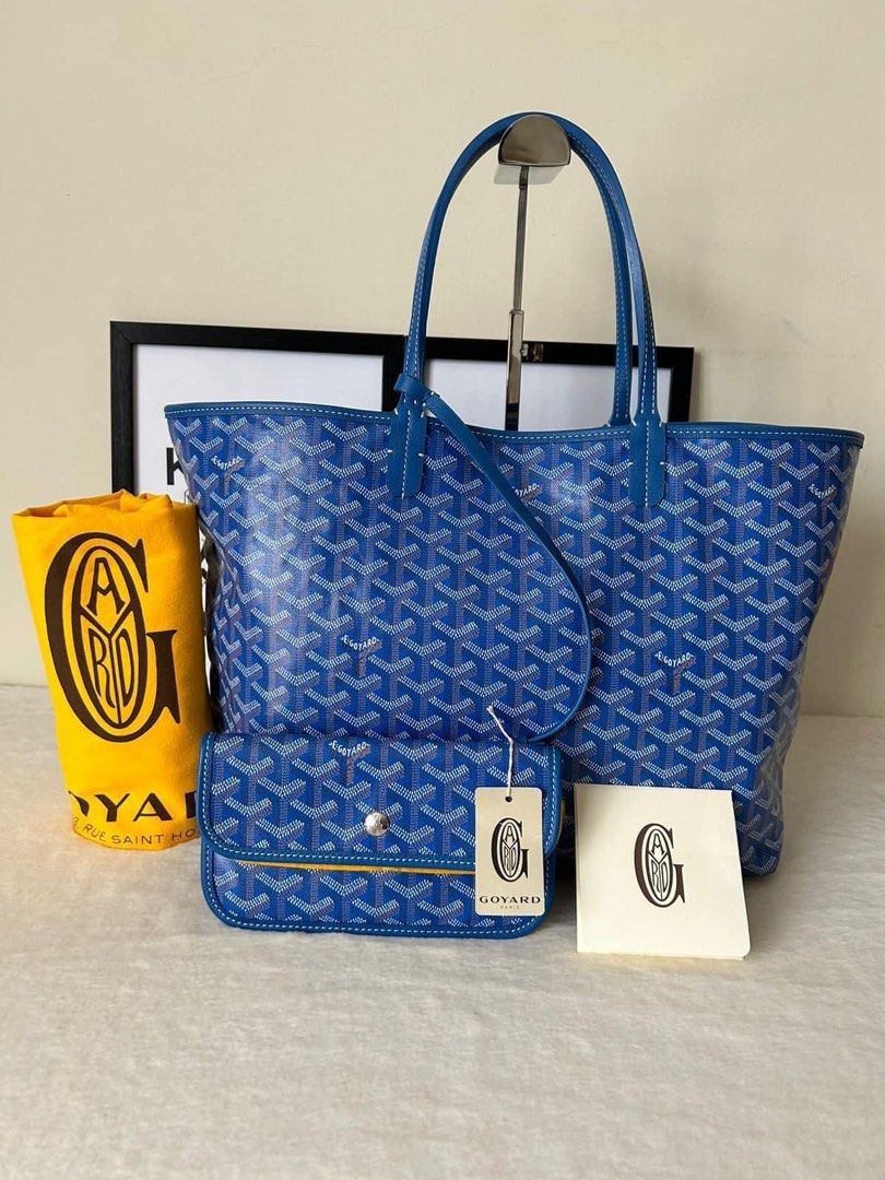 Goyard Saint Louis Tote PM Sky Blue