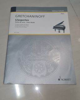 Gretchaninoff piano book
