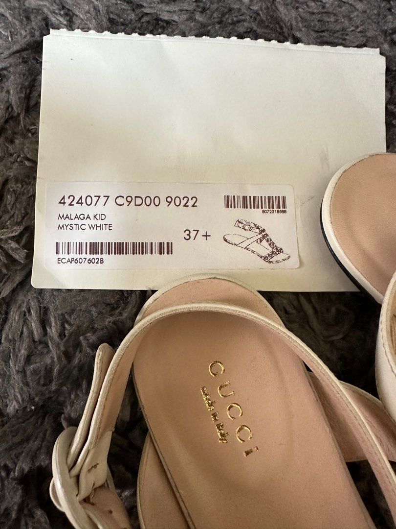 Gucci pearl sandals cheap