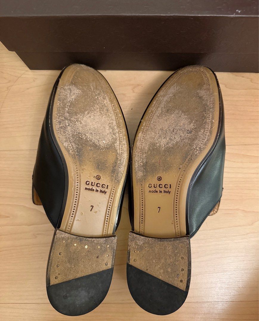 Gucci princetown horsebit slippers size 7