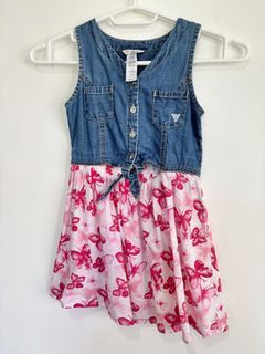 Guess Kids Denim Floral Dress