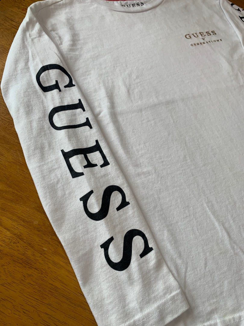 【お得大得価】S [GUESS x GENERATIONS] LOGO S/S TEE Tシャツ(半袖/袖なし)