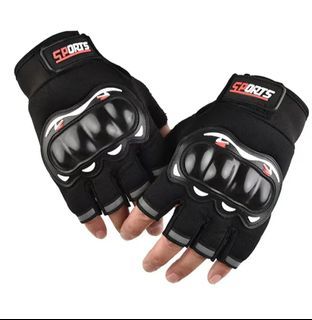 Half Finger Motorcycle Gloves (adult size, sold per pair)