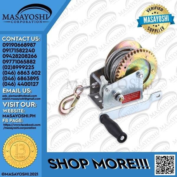Hand Winch 500kg Lifing Equipment Manual Winch, Commercial