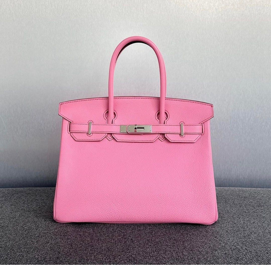 Hermes Birkin 30 Bubblegum Pink Togo Phw