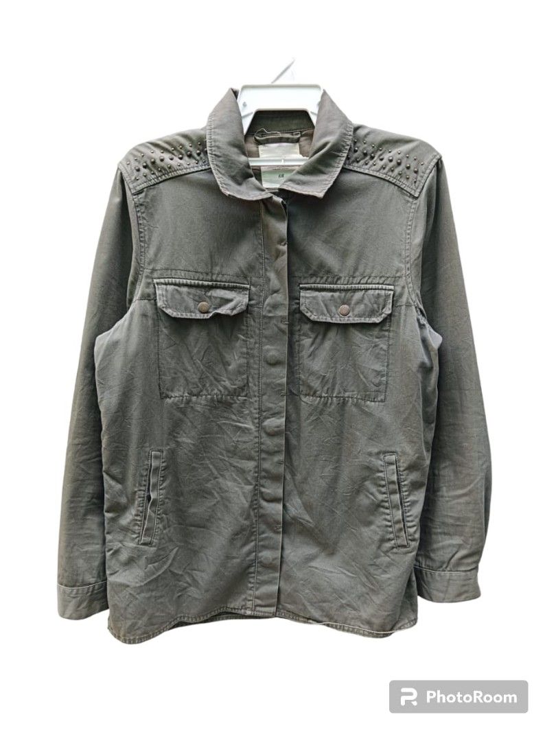 H&m army jacket sale