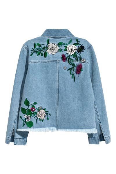 H M Divided Coachella Denim Jacket Women s Fashion Coats Jackets and Outerwear on Carousell