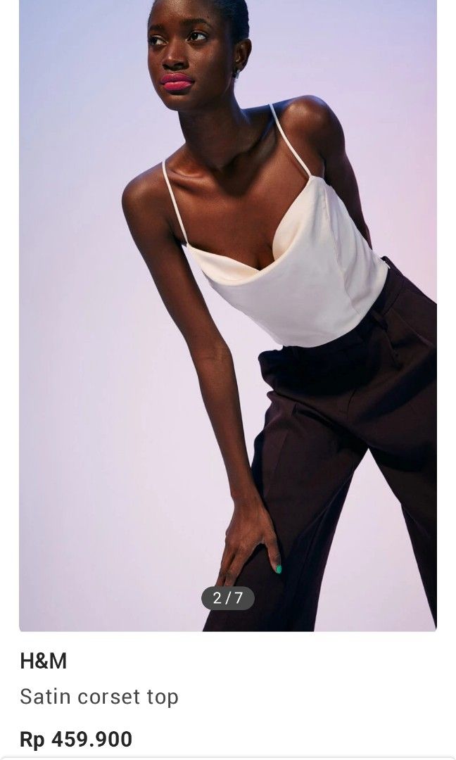 H and new arrivals m satin top