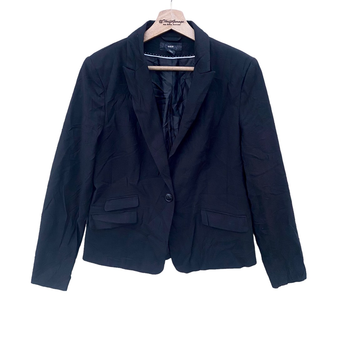 H M Women s Single Button Blazer Coat Formal Attire Women s