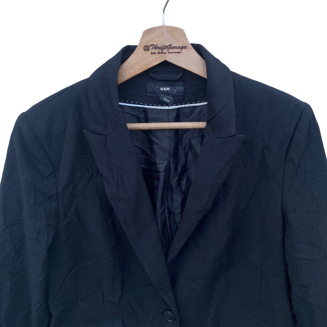 H M Women s Single Button Blazer Coat Formal Attire Women s