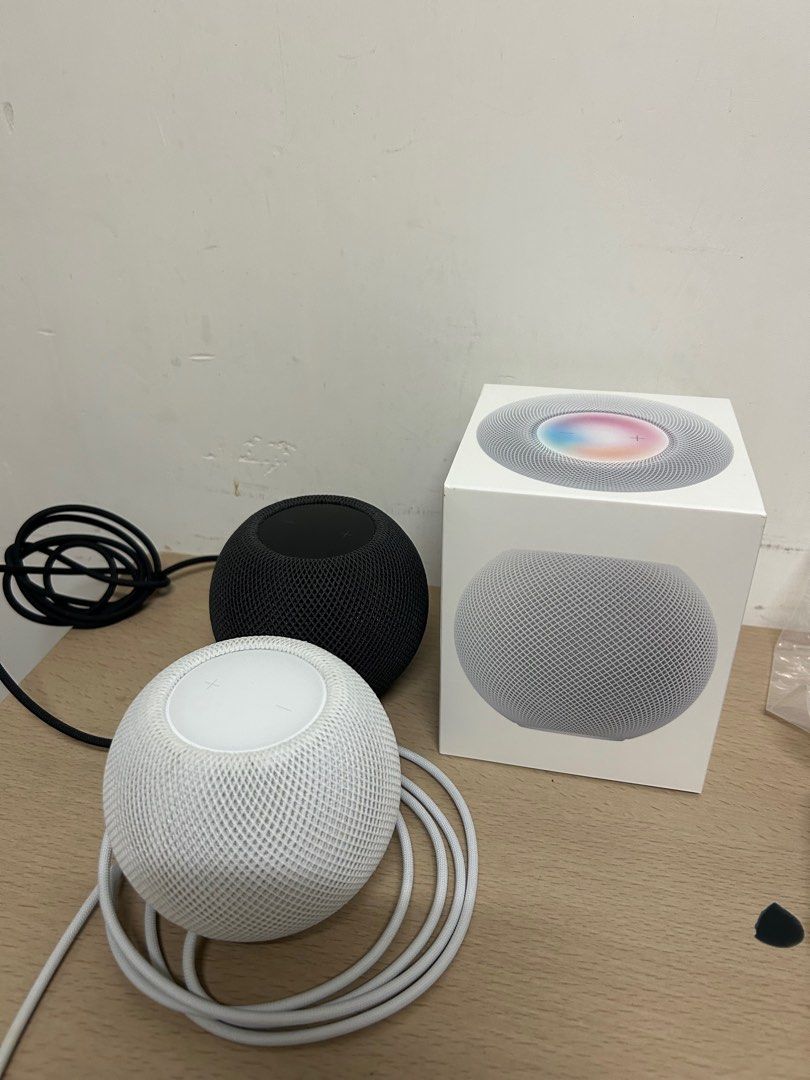 HomePodmini 一對白有盒兩個都無火牛, 音響器材, Soundbar、揚聲器