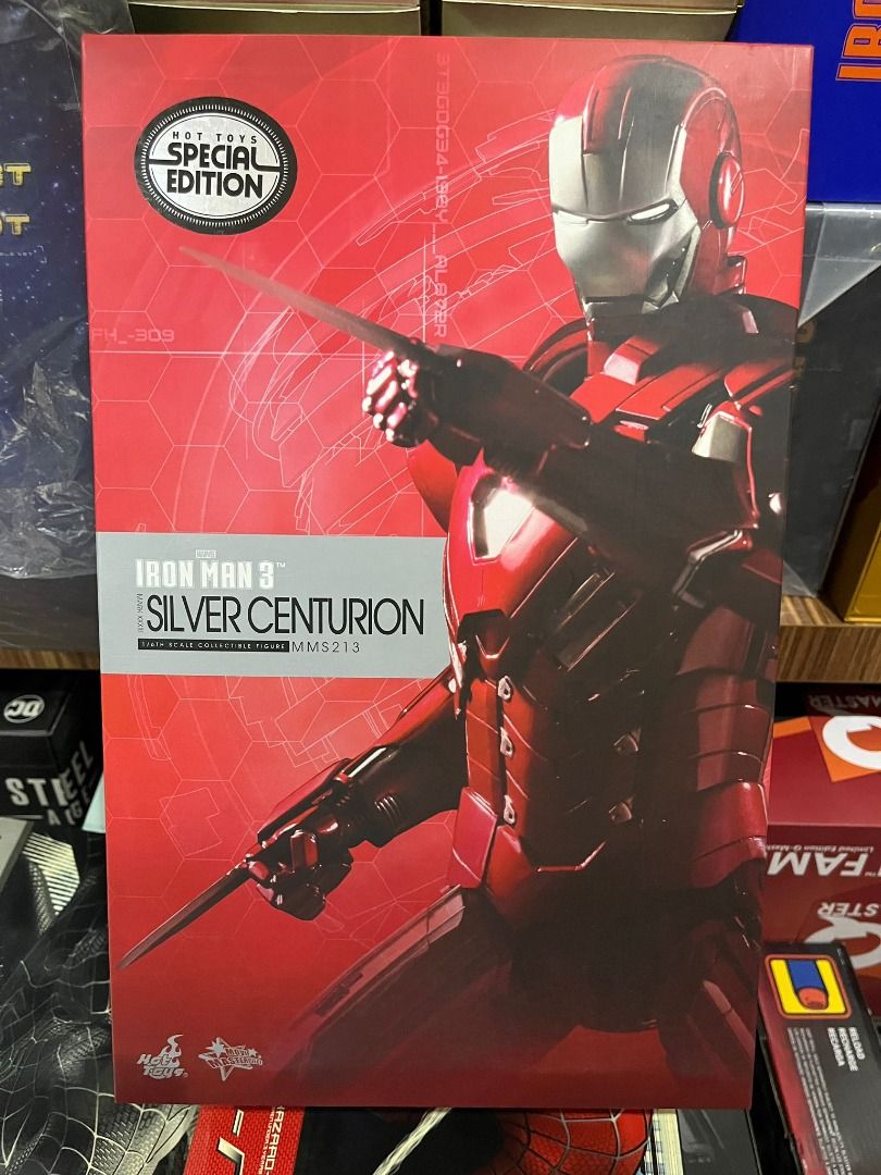 Hot Toys MMS213 Marvel Iron Man Mark XXXIII Silver Centurion