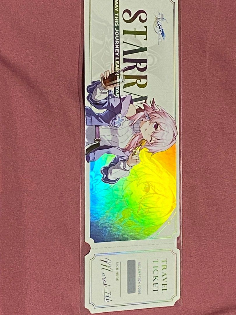 hsr kith collab ticket (code only), Video Gaming, Gaming Accessories