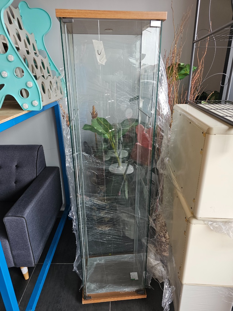 IKEA Detolf Glass Display (Discontinued by IKEA), Furniture & Home Living, Furniture