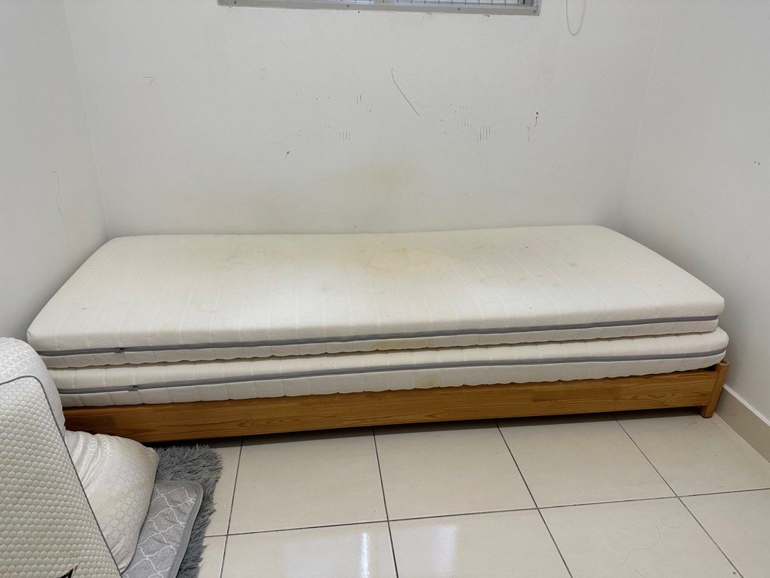 IKEA single mattress, Furniture & Home Living, Furniture, Bed Frames