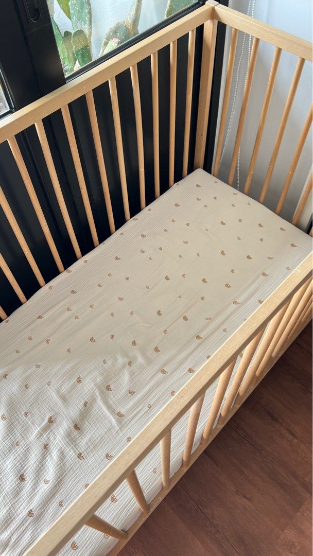 IKEA Sniglar Cot& Mattress, Babies & Kids, Baby Nursery & Kids Furniture, Cots & Cribs on Carousell