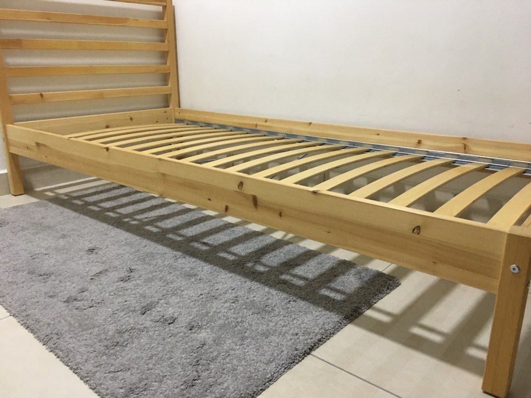 Ikea Tarva Single Bed Frame, 90x200cm, Furniture & Home Living, Furniture, Bed Frames