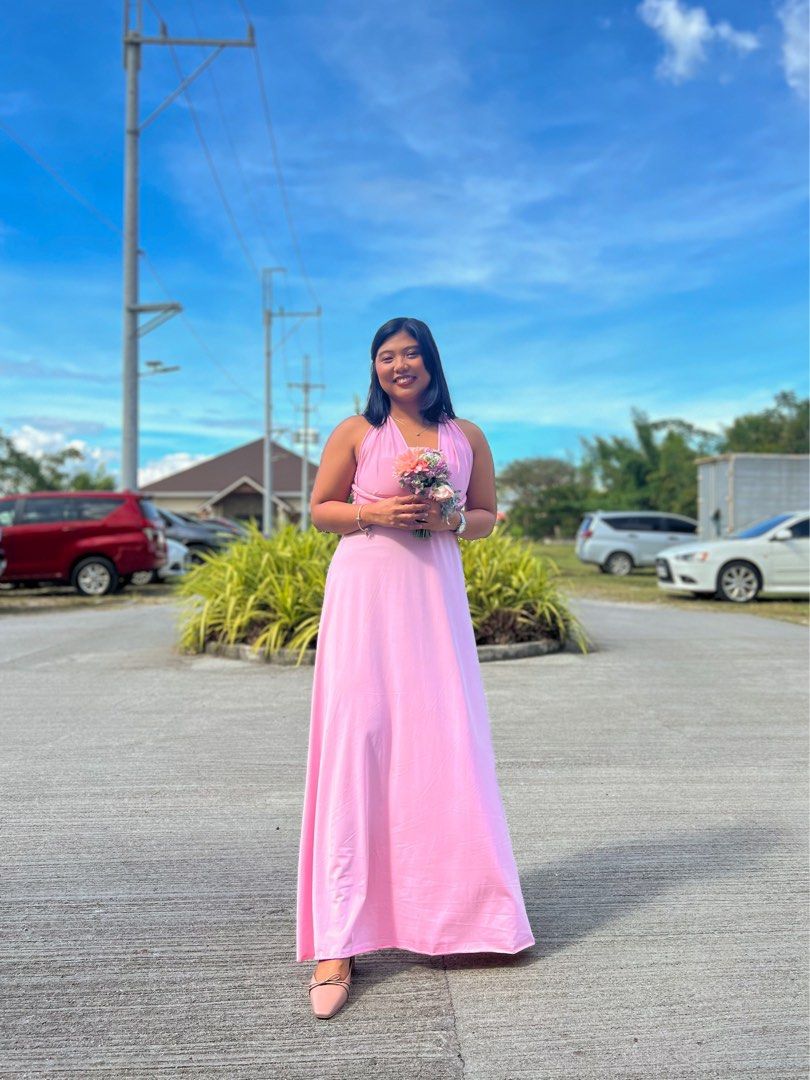 Baby Pink Infinity Dress
