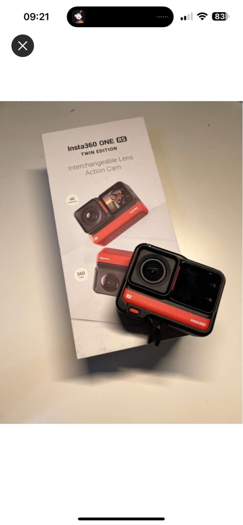 Insta360 one RS twin edition, 攝影器材, 攝錄機- Carousell