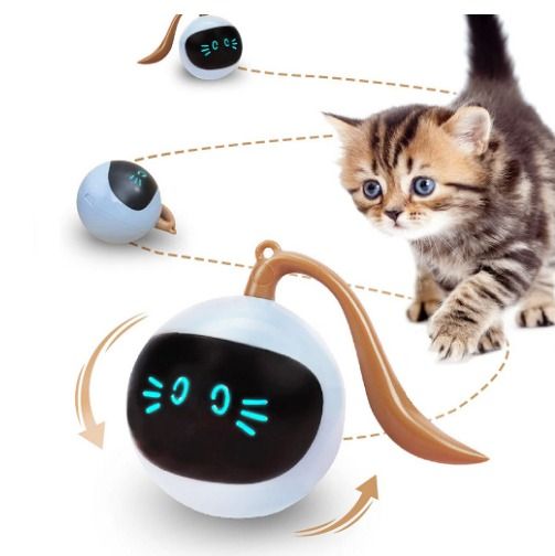 Electronic online cat ball