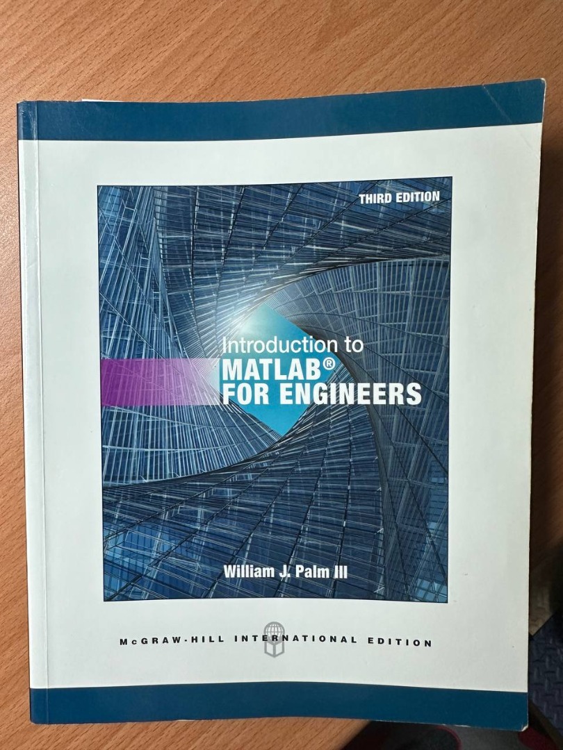 Introduction to matlab for engineers palm 