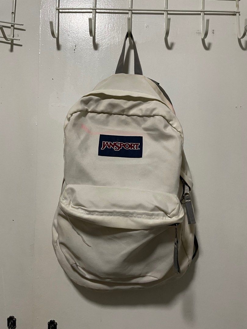 dirty jansport backpack Navy Agave and straight Jansport Backpack, Men's Fashion, Bags,