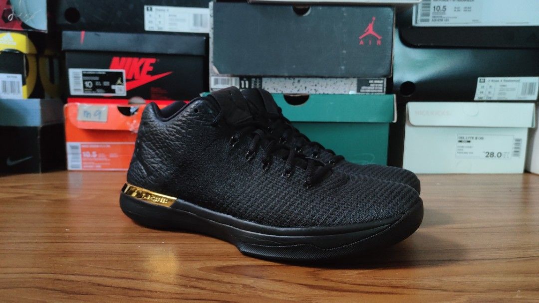 Jordan 31 cheap low black gold