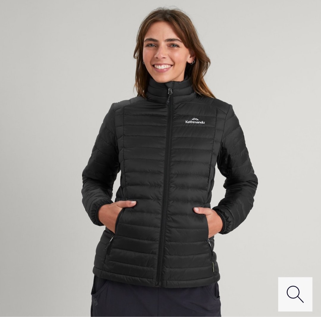 Kathmandu Lightweight Down Jacket Puffer Easy Pack Women s