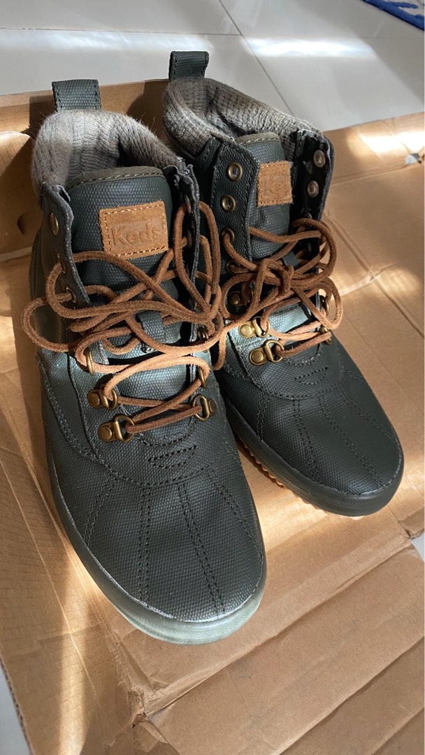 keds green boots