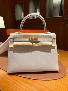 🆕 AUTHENTIC HERMES KELLY 28 ROSE POURPRE PHW, Luxury, Bags & Wallets on  Carousell