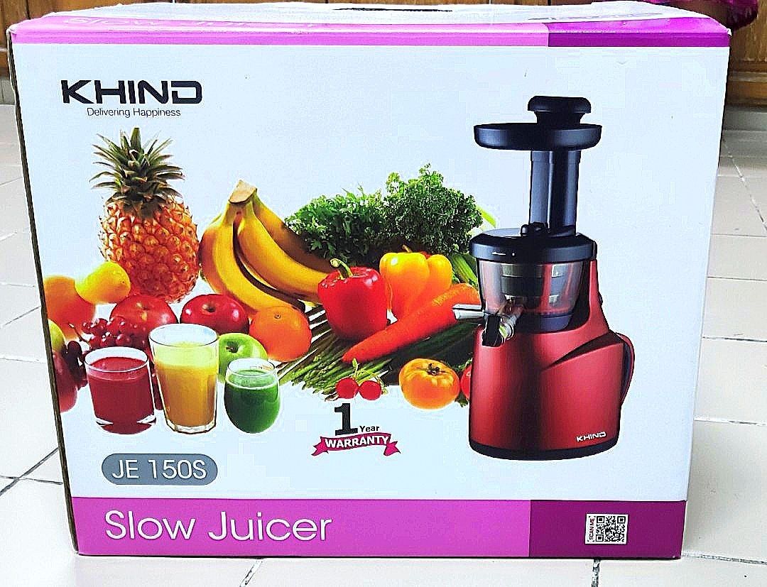 Khind Slow Juicer, TV & Home Appliances, Kitchen Appliances, Juicers, Blenders & Grinders on