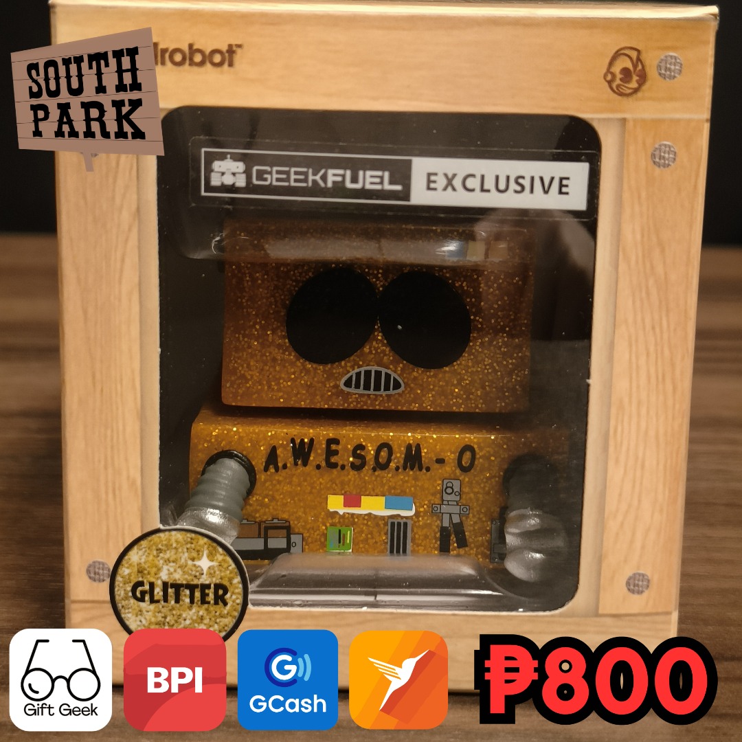 Kidrobot South Park AwesomO Geek Fuel Exclusive Glitter Edition Figure