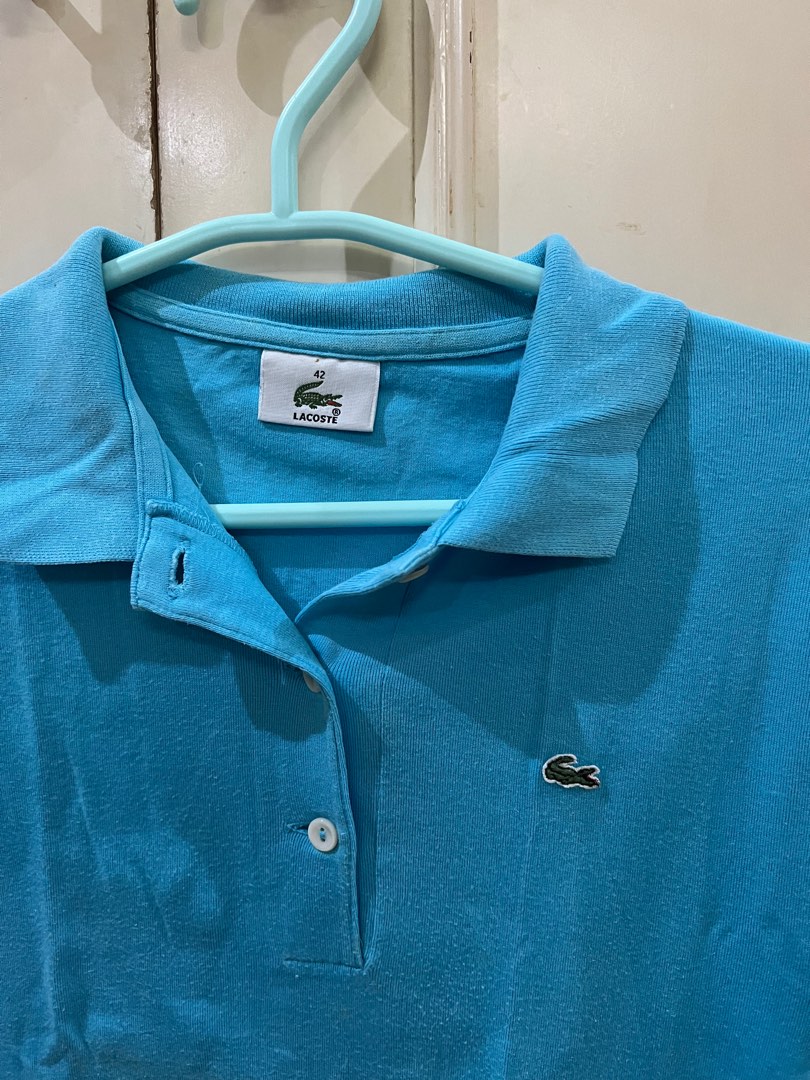 Lacoste - Woman - Blue - POLO SHIRTS