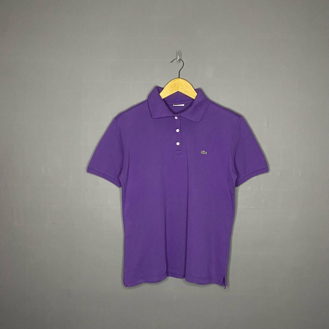 Polo lacoste mauve discount