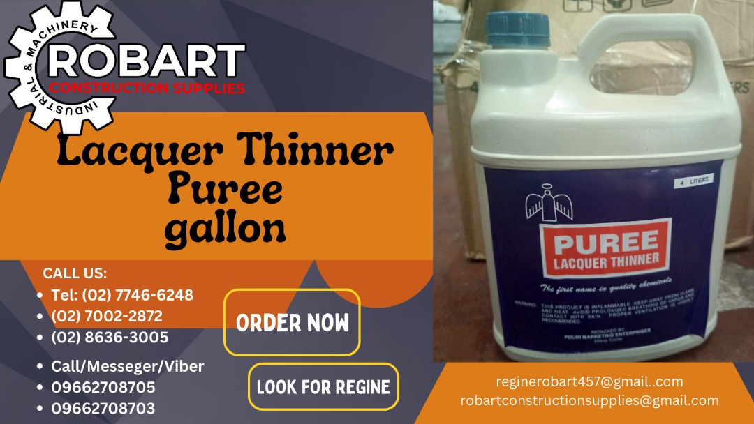 Lacquer Thinner Puree gallon, Commercial & Industrial, Construction