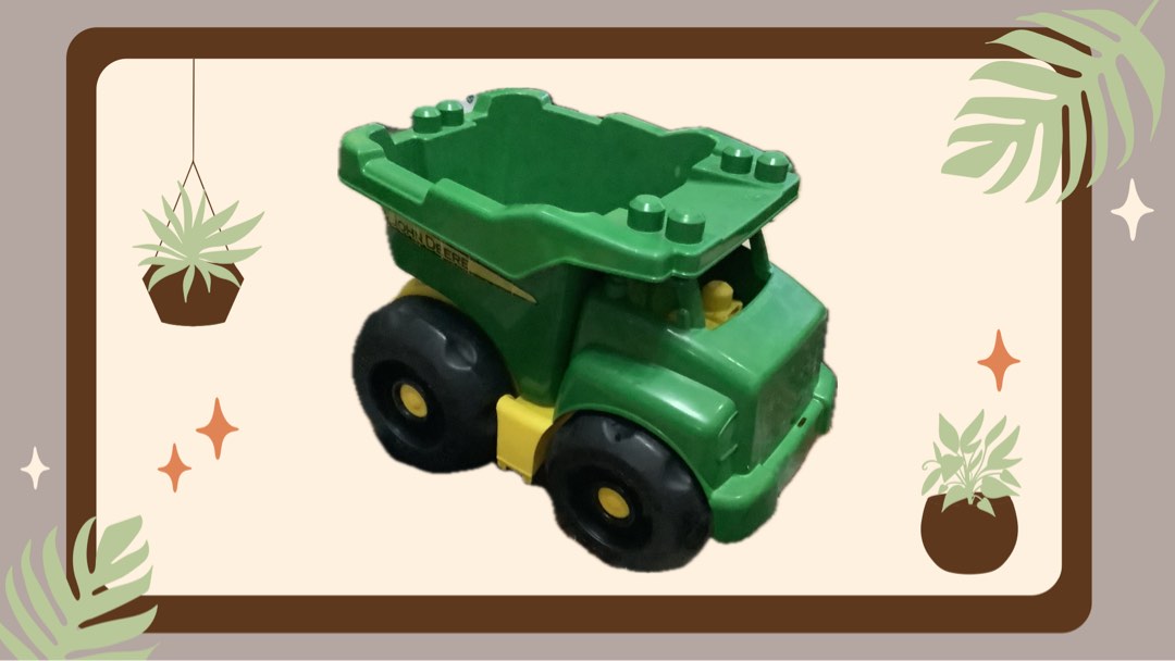 Mega bloks john deere large vehicle dump truck discount