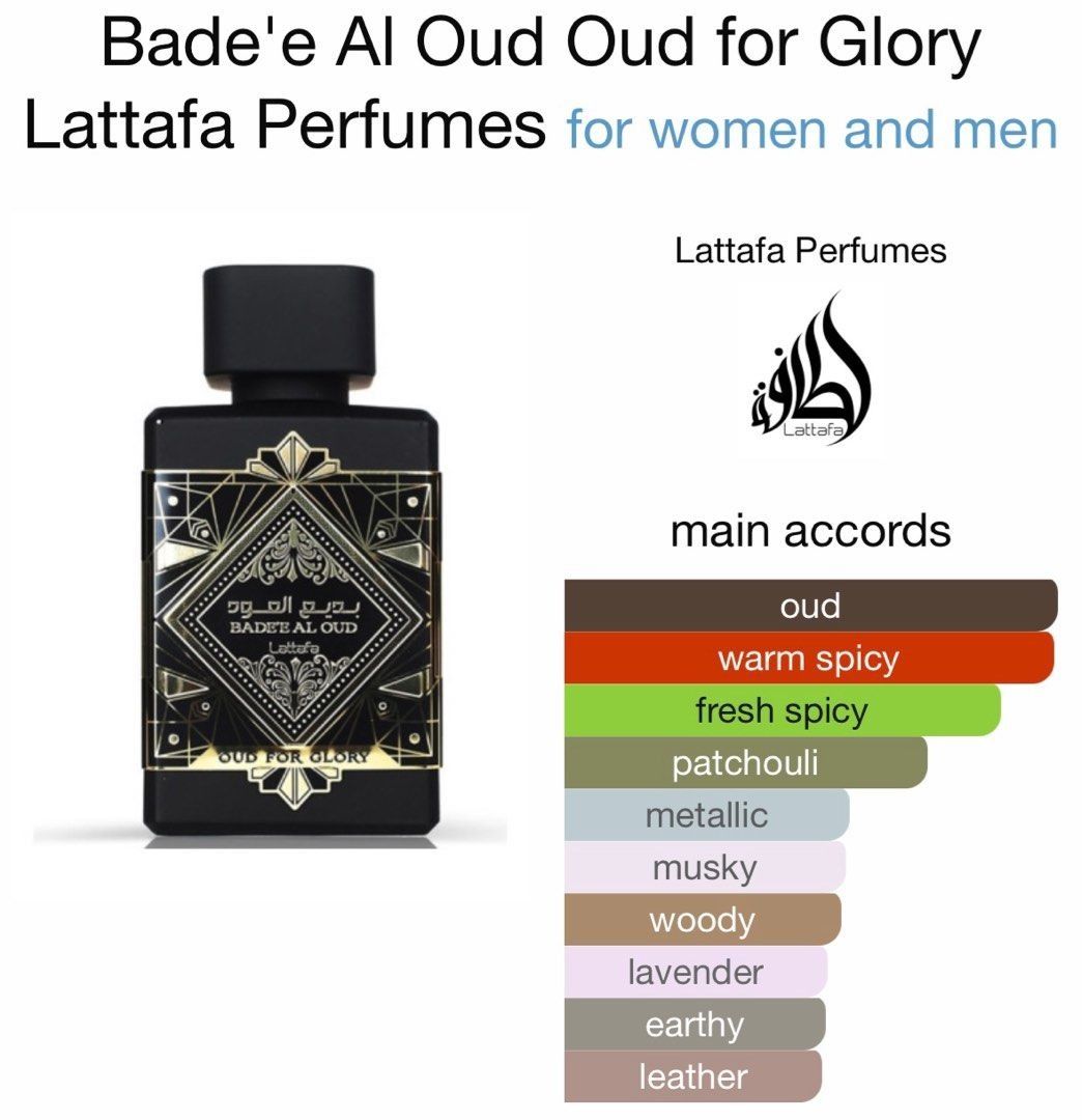 Lattafa Oud for Glory (smell Rich and Sexy) Oud For Greatness clone