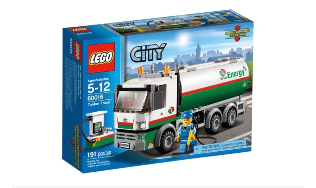 Lego City 60016 tanker Truck Hobbies Toys Toys Games on