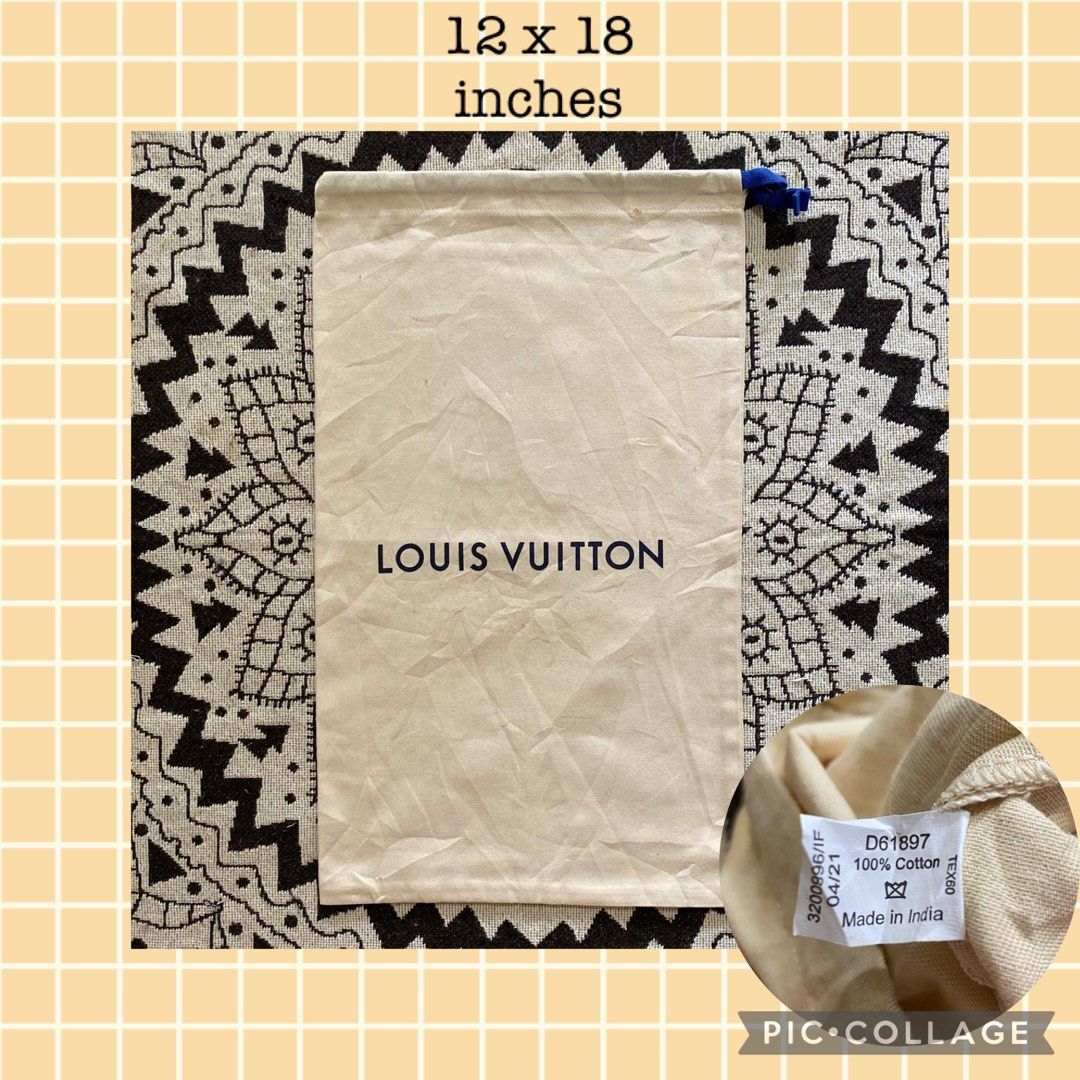 Louis vuitton 2025 purse dust bag