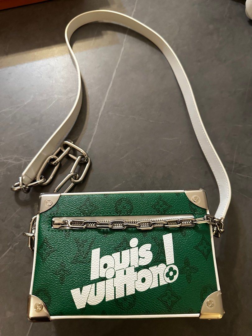 Louis Vuitton Mini Soft Trunk Monogram Green 98%新, 名牌, 手袋及銀