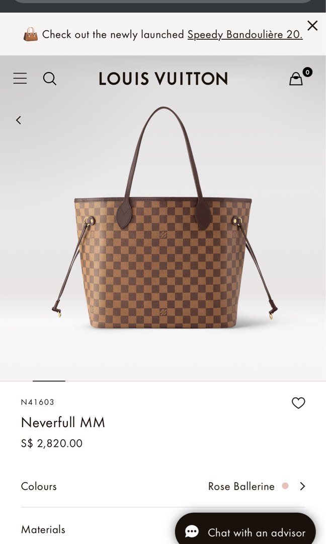 N41603 hotsell neverfull mm